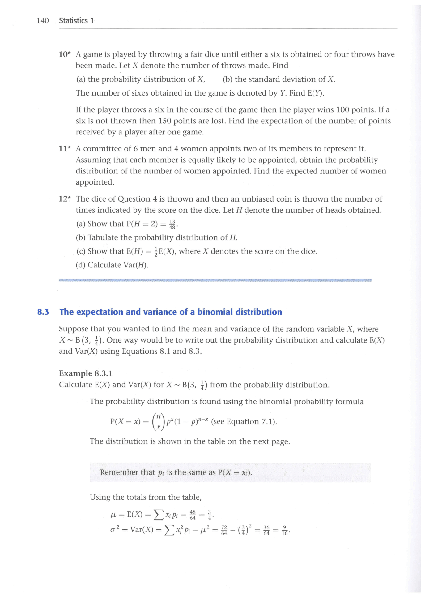 Cambridge Statistics